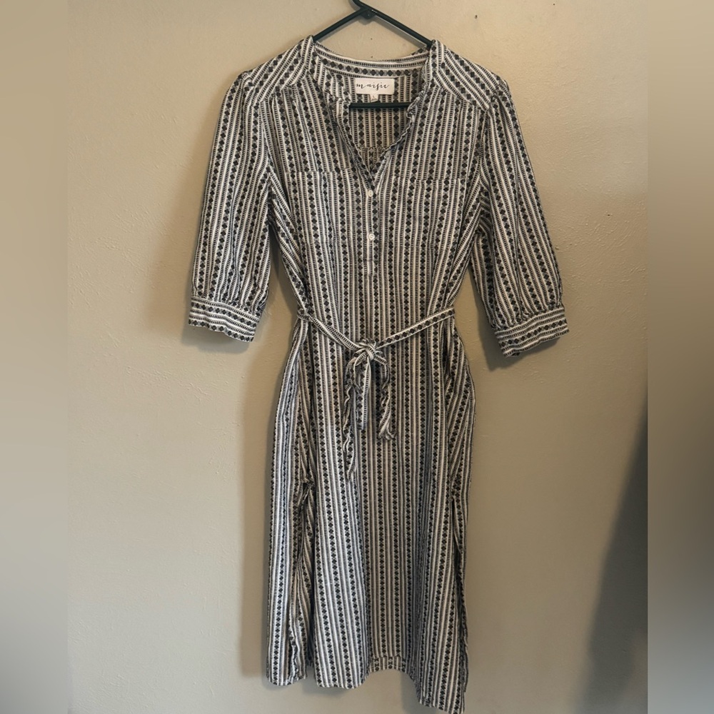 Maijie Dress‎ black and white